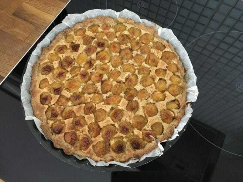 Cliquez pour zoomer ! Tarte aux mirabelles Thermomix par Sylvieloe