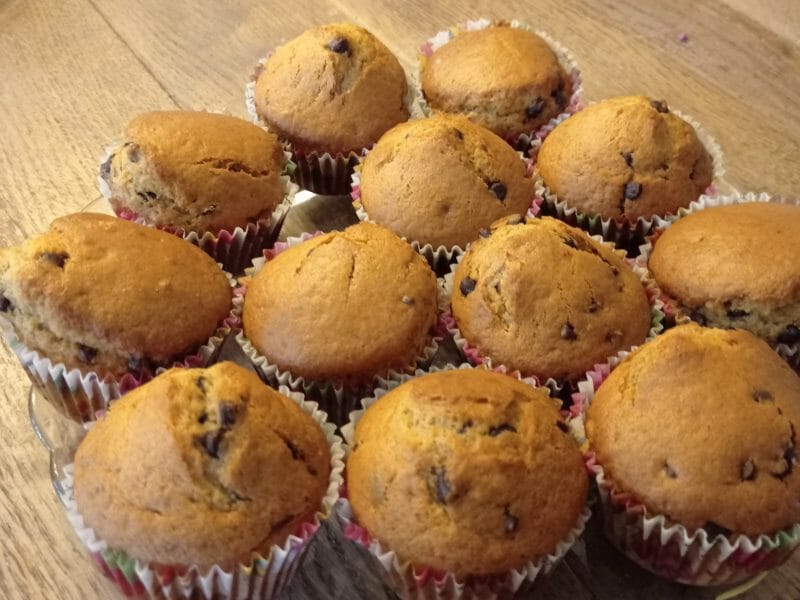 Cliquez pour zoomer ! Muffins aux pépites de chocolat Thermomix par loantho