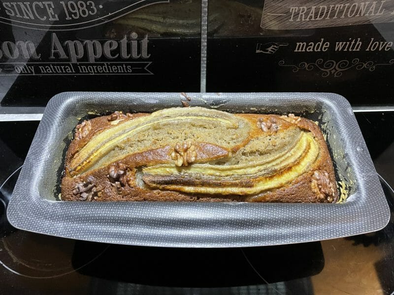 Cliquez pour zoomer ! Banana bread aux noix de pécan Thermomix par Claire GAGU