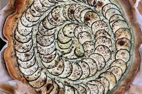 Cliquez pour zoomer ! Tarte courgettes et ricotta Thermomix par AuroreChdv