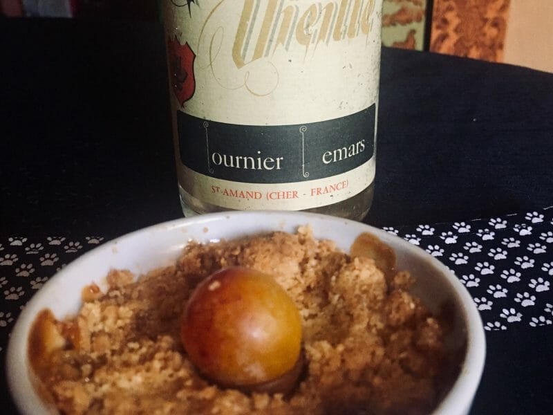 Cliquez pour zoomer ! Crumble aux mirabelles Thermomix par Brimbelle