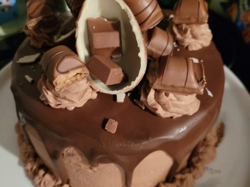 Cliquez pour zoomer ! Layer cake Kinder Bueno Thermomix par LaRondo
