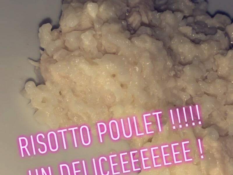 Cliquez pour zoomer ! Risotto poulet et champignons Thermomix par Annlor