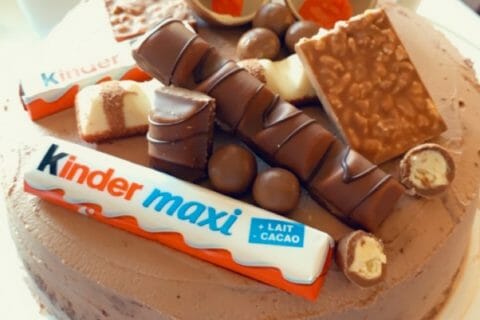 Cliquez pour zoomer ! Layer cake Kinder Bueno Thermomix par Annlor