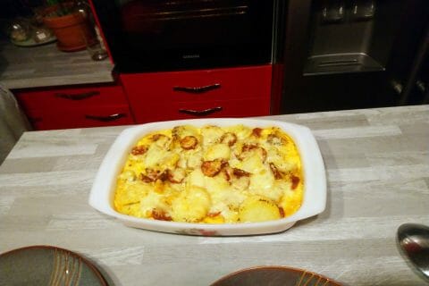 Cliquez pour zoomer ! Gratin de pommes de terre au chorizo Thermomix par mimichris