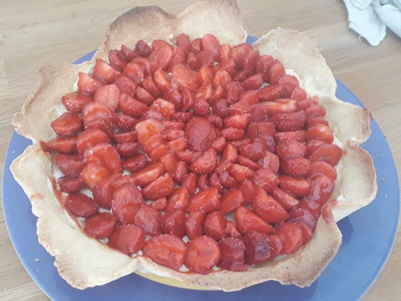 Cliquez pour zoomer ! Tarte aux fraises Thermomix par LeoetYan