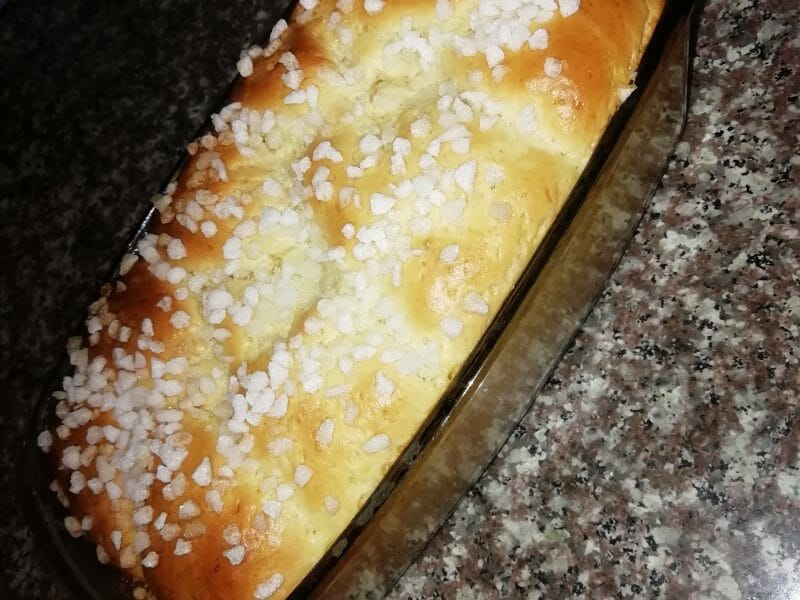 Cliquez pour zoomer ! Brioche tressée à la mie filante Thermomix par Lina.um.a