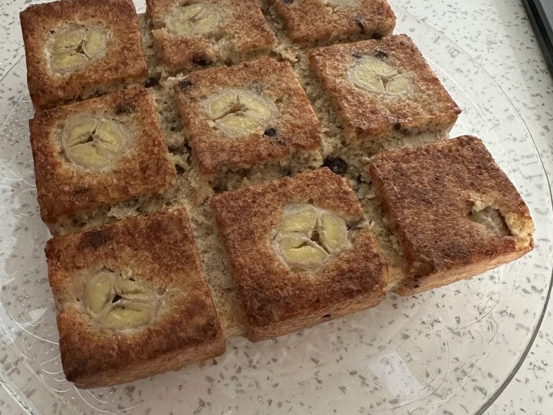 Cliquez pour zoomer ! Gâteau de flocons d’avoine à la banane Thermomix par Sabrina13013