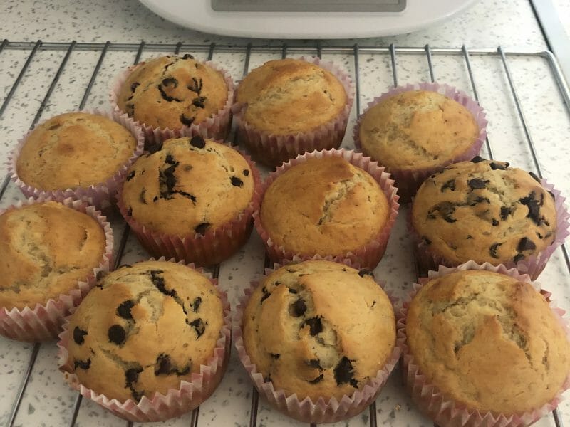Cliquez pour zoomer ! Muffins à la banane Thermomix par Sabrina13013