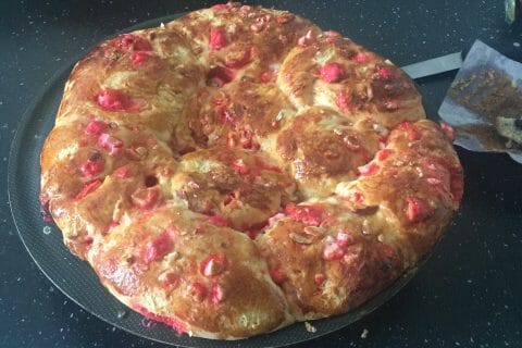 Cliquez pour zoomer ! Brioche aux pralines roses Thermomix par Tharkan