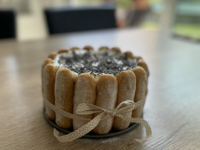 Cliquez pour zoomer ! Charlotte poire chocolat Thermomix par Solenou