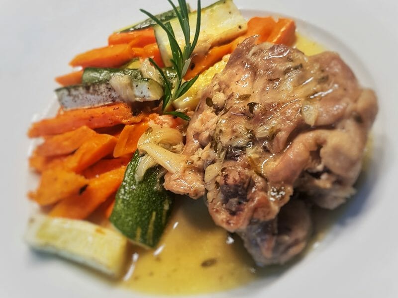 Cliquez pour zoomer ! Pollo al ajillo Thermomix par Elho