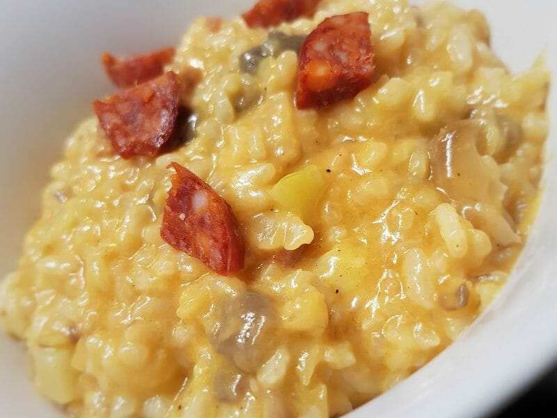 Cliquez pour zoomer ! Risotto au chorizo Thermomix par Elho