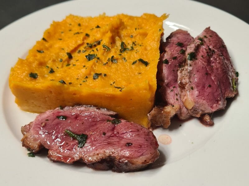 Cliquez pour zoomer ! Purée de patates douces au lait de coco Thermomix par Elho