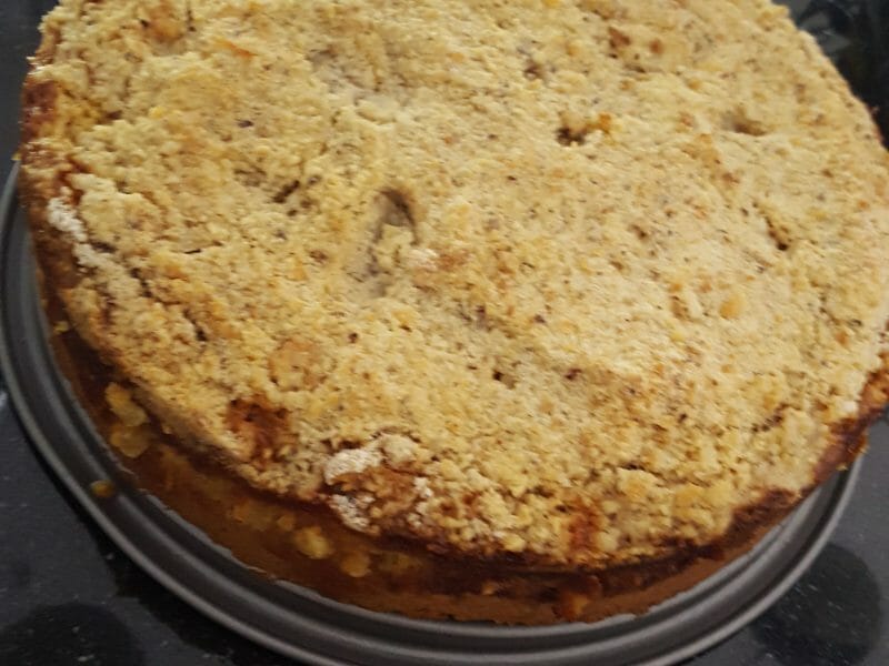 Cliquez pour zoomer ! Tarte aux pommes façon crumble Thermomix par marta.84