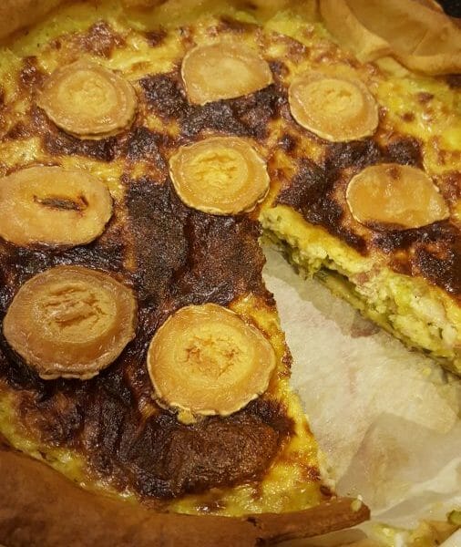 Cliquez pour zoomer ! Tarte courgette, jambon & chèvre Thermomix par marta.84