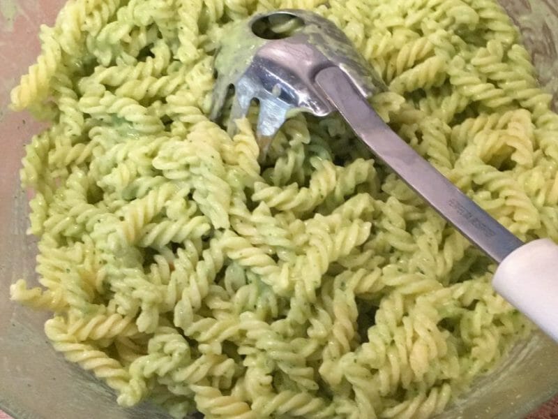 Cliquez pour zoomer ! Farfalle à la crème de courgettes Thermomix par gigi86
