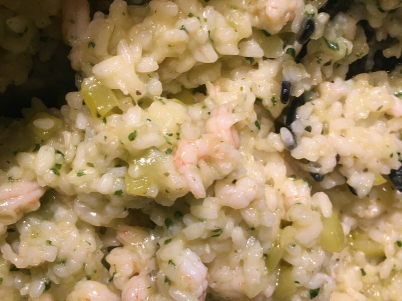Cliquez pour zoomer ! Risotto courgettes et crevettes Thermomix par gigi86