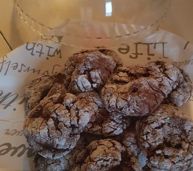 Cliquez pour zoomer ! Craquelés au chocolat Thermomix par momoetmoi
