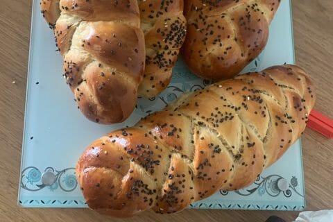 Cliquez pour zoomer ! Hallah – Pain brioché juif Thermomix par mumubi