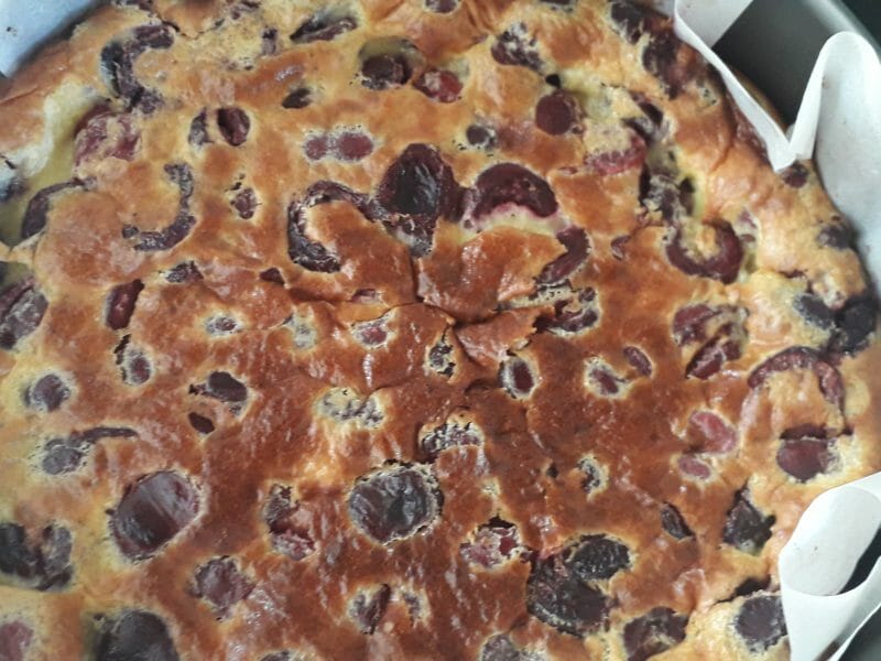 Cliquez pour zoomer ! Clafoutis aux cerises Thermomix par valou88490