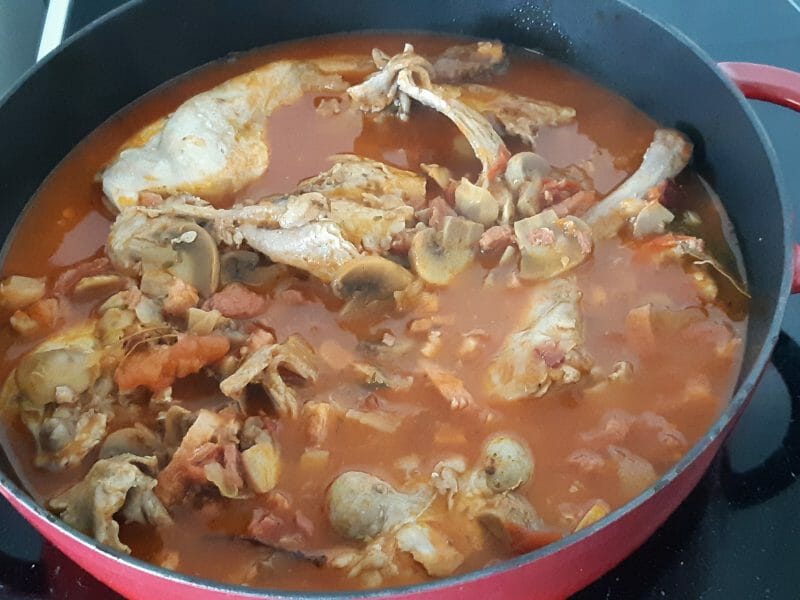 Cliquez pour zoomer ! Lapin sauce chasseur Thermomix par Kikidom