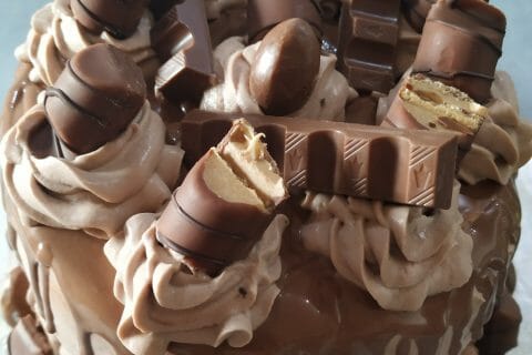 Cliquez pour zoomer ! Layer cake Kinder Bueno Thermomix par badmod