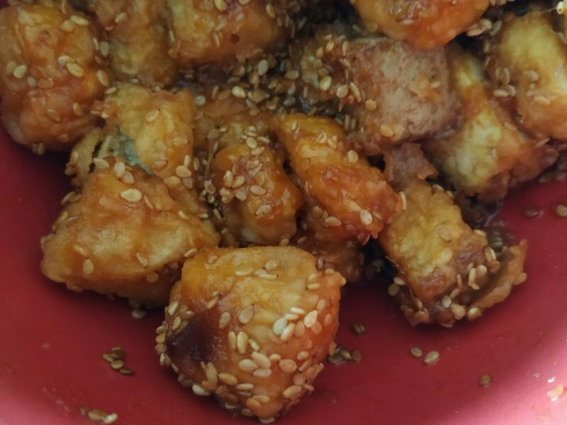 Cliquez pour zoomer ! Tofu sauté aux graines de sésame Thermomix par badmod