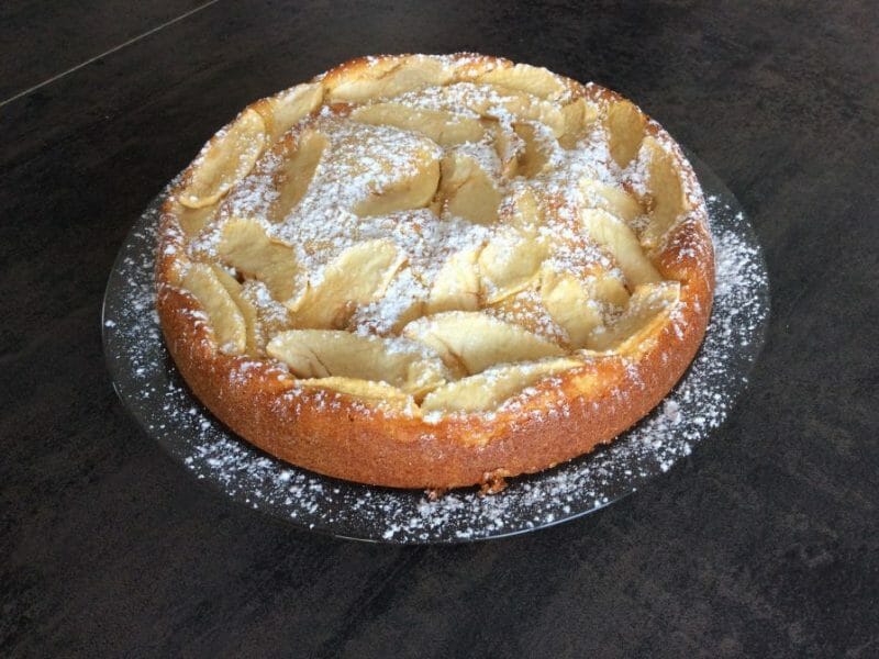 Cliquez pour zoomer ! Gâteau aux pommes et mascarpone Thermomix par ameloch34