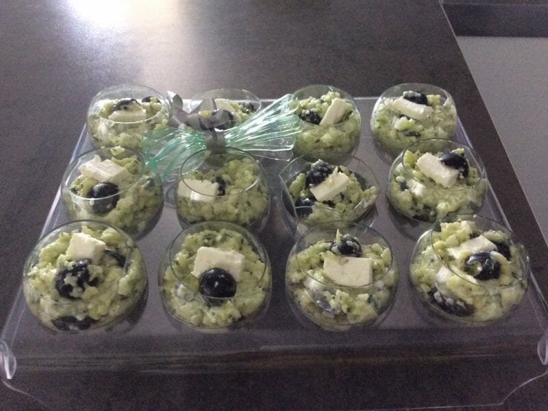 Cliquez pour zoomer ! Salade de courgettes à la feta Thermomix par ameloch34