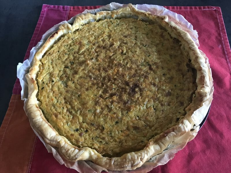 Cliquez pour zoomer ! Tarte courgettes et carottes Thermomix par ameloch34