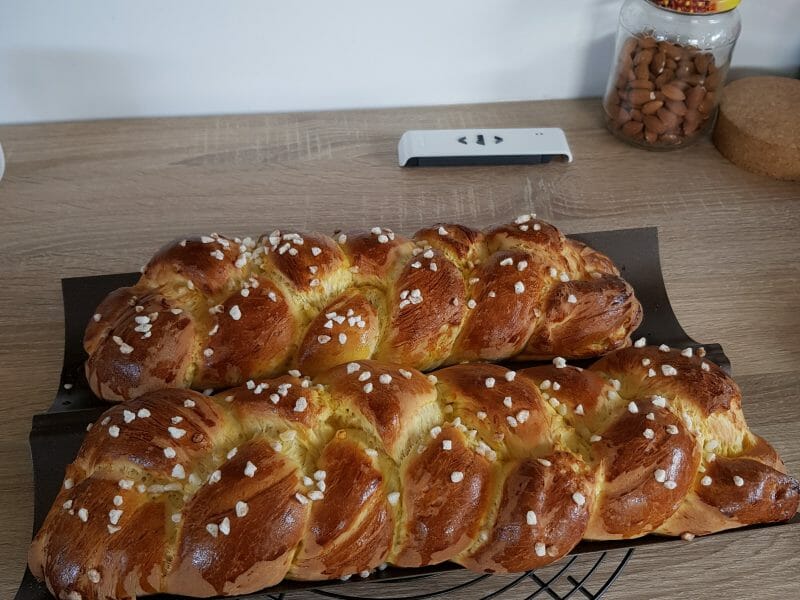 Cliquez pour zoomer ! Brioche tressée à la mie filante Thermomix par luce74