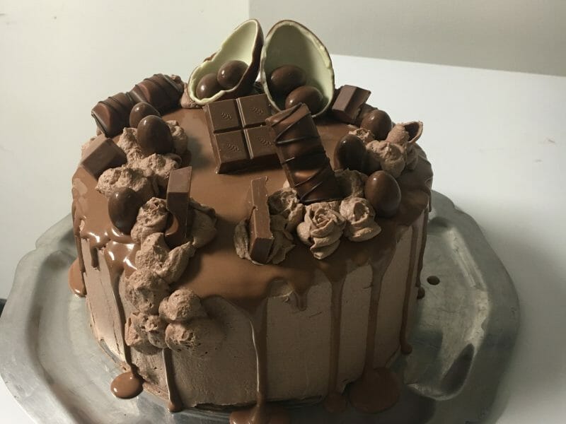 Cliquez pour zoomer ! Layer cake Kinder Bueno Thermomix par caro31120