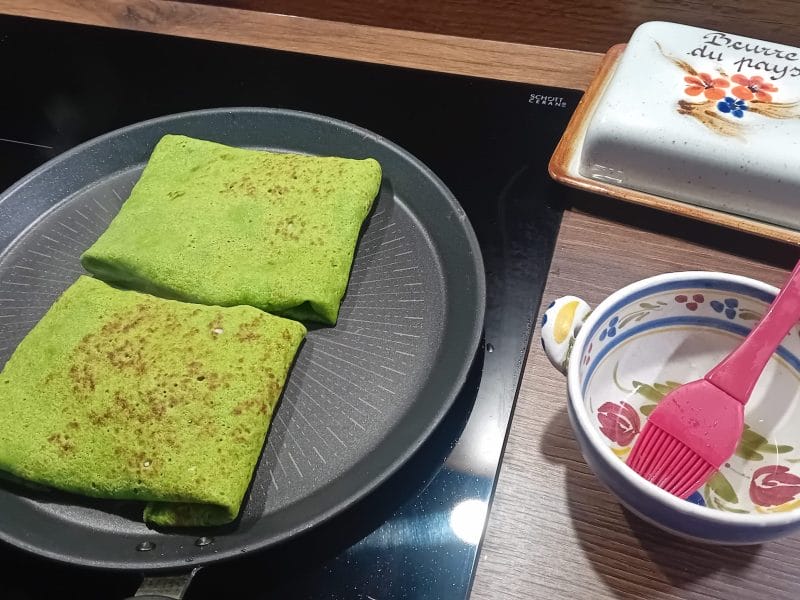 Cliquez pour zoomer ! Crêpes aux épinards Thermomix par Pret