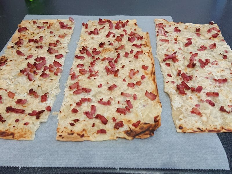 Cliquez pour zoomer ! Flammekueche traditionnelle Thermomix par Pret