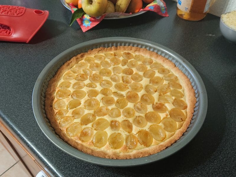 Cliquez pour zoomer ! Tarte aux raisins Thermomix par Pret