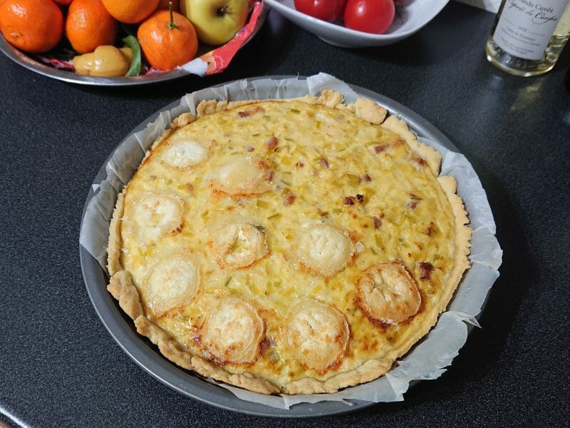 Cliquez pour zoomer ! Tarte aux poireaux Thermomix par Pret