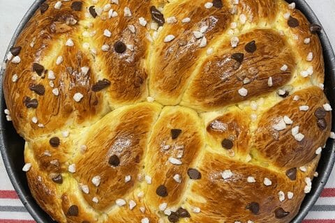 Cliquez pour zoomer ! Brioche tressée à la mie filante Thermomix par Ralolo