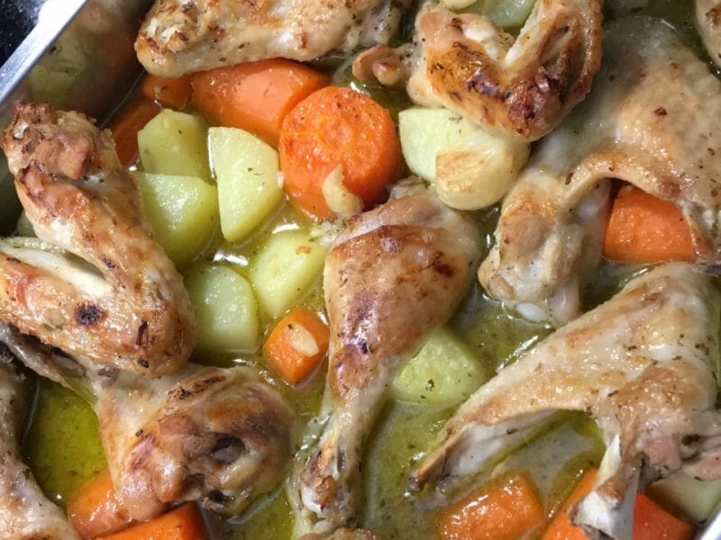 Cliquez pour zoomer ! Pollo al ajillo Thermomix par Ralolo