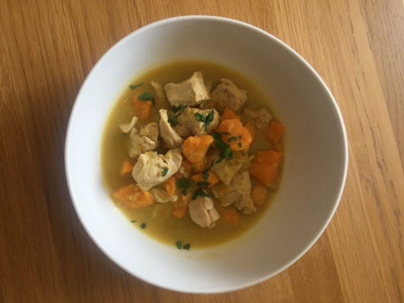 Cliquez pour zoomer ! Curry de poulet aux patates douces Thermomix par sandrapf34
