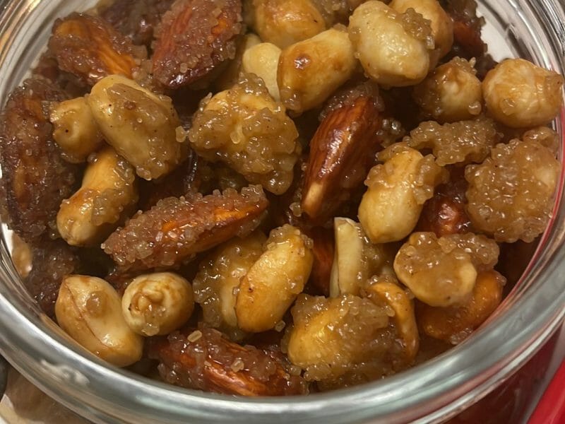 Cliquez pour zoomer ! Amandes grillées à la cannelle et au miel Thermomix par butterfly