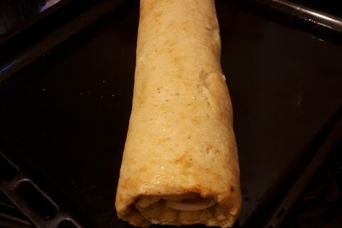 Cliquez pour zoomer ! Roulé de pommes de terre, jambon et reblochon au Thermomix