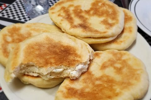 Cliquez pour zoomer ! Naans au fromage au Thermomix