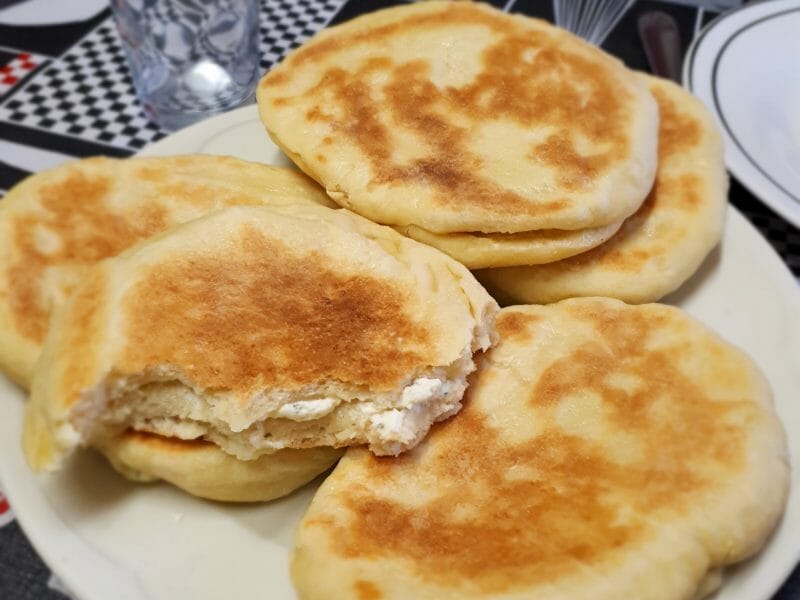 Cliquez pour zoomer ! Naans au fromage Thermomix par Stefra88@