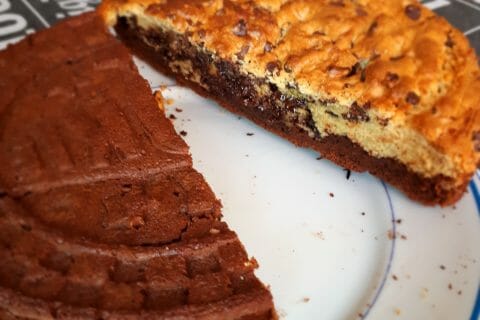 Cliquez pour zoomer ! Brookie au Thermomix