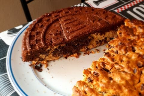 Cliquez pour zoomer ! Brookie au Thermomix
