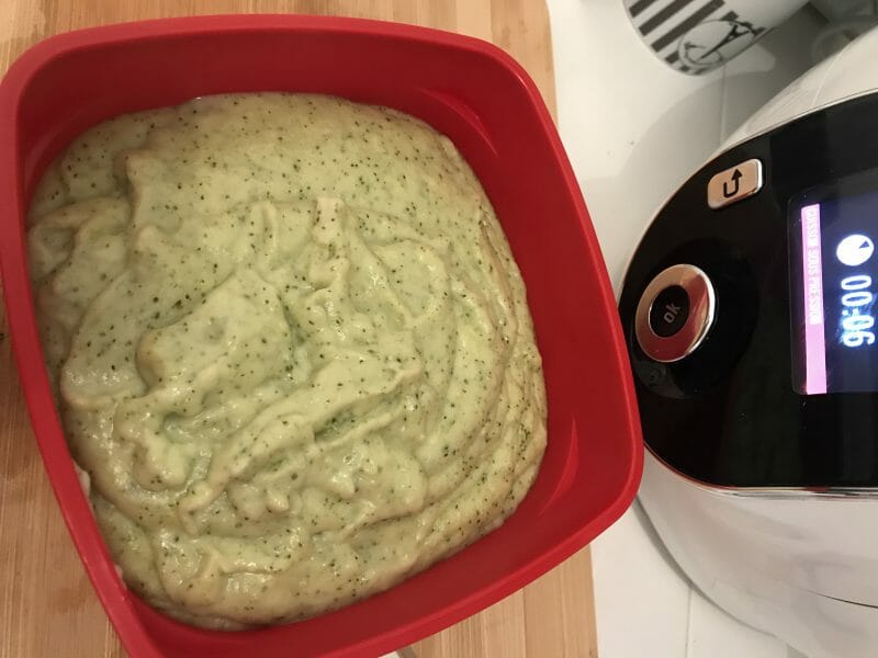 Cliquez pour zoomer ! Purée de brocolis et pommes de terre Thermomix par amou37