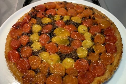 Cliquez pour zoomer ! Tatin de tomates cerises à la tapenade au Thermomix