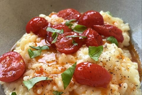 Cliquez pour zoomer ! Risotto tomates cerises basilic au Thermomix
