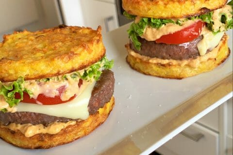 Cliquez pour zoomer ! Potatoes burger au Thermomix